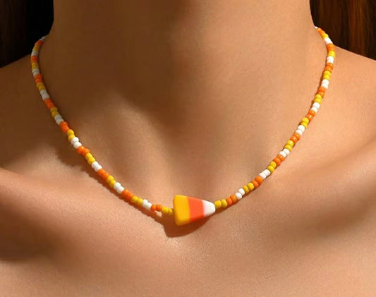Candy Corn Necklace