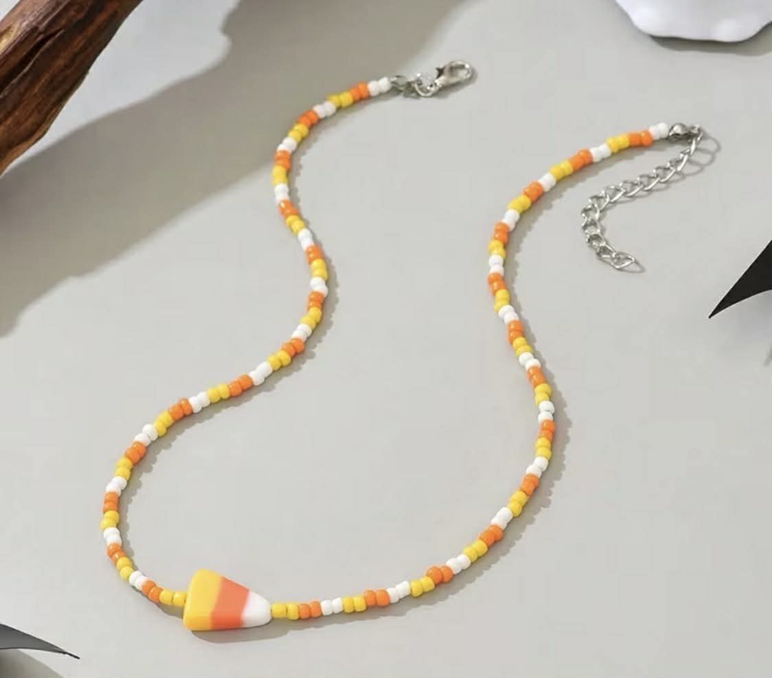 Candy Corn Necklace