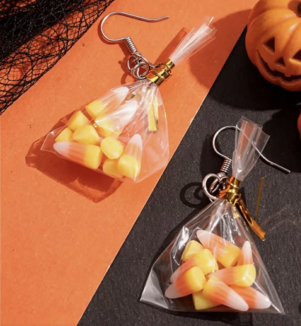 Candy Corn Earrings
