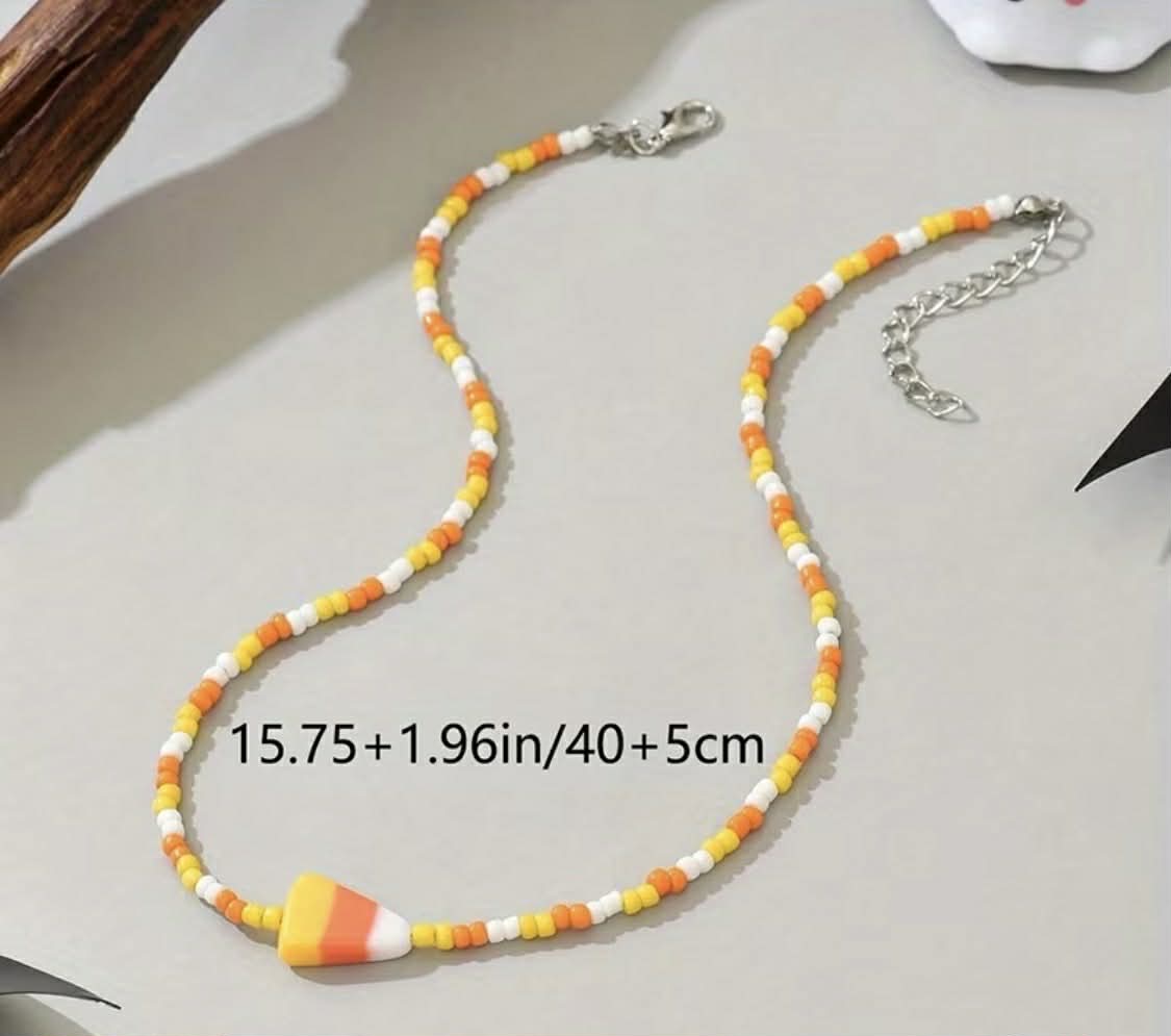 Candy Corn Necklace