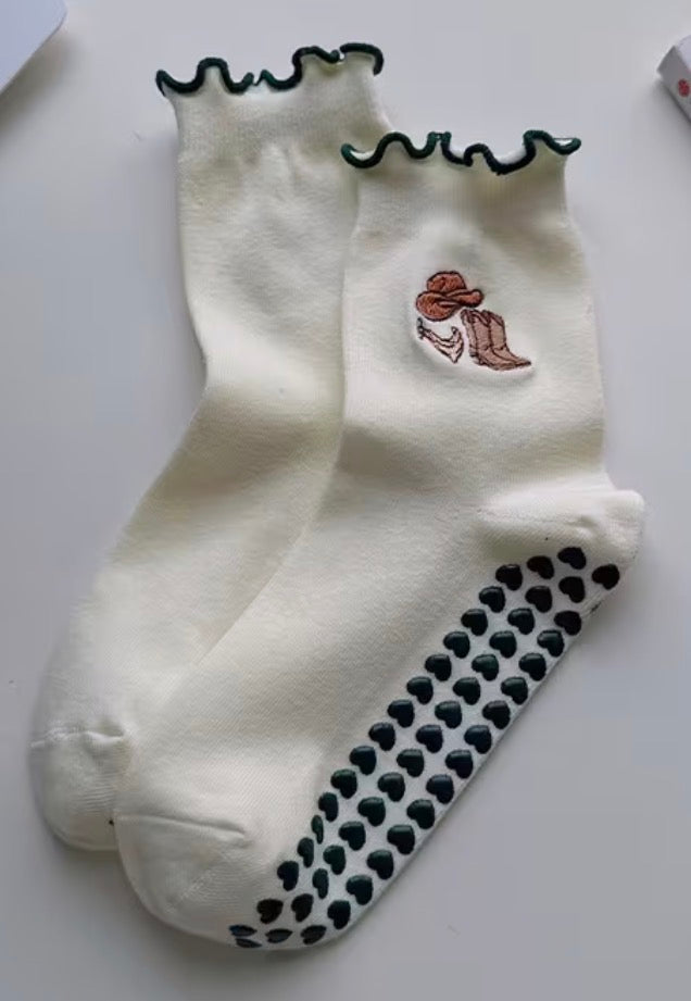 Western Pilate Yoga Socks
