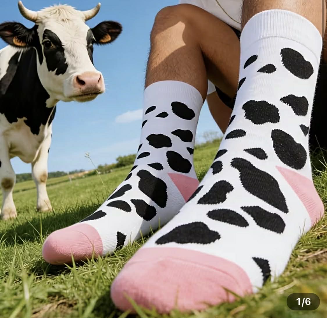 Cow Novelty Socks