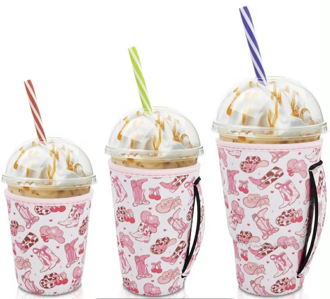 Cowgirl Drink Sleeve with Handle