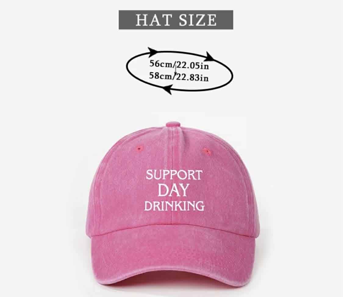 Day Drinking Embroidered Baseball Hat