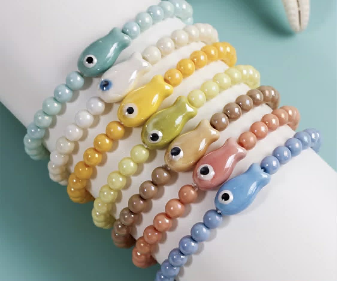 Porcelain Fish Bracelets