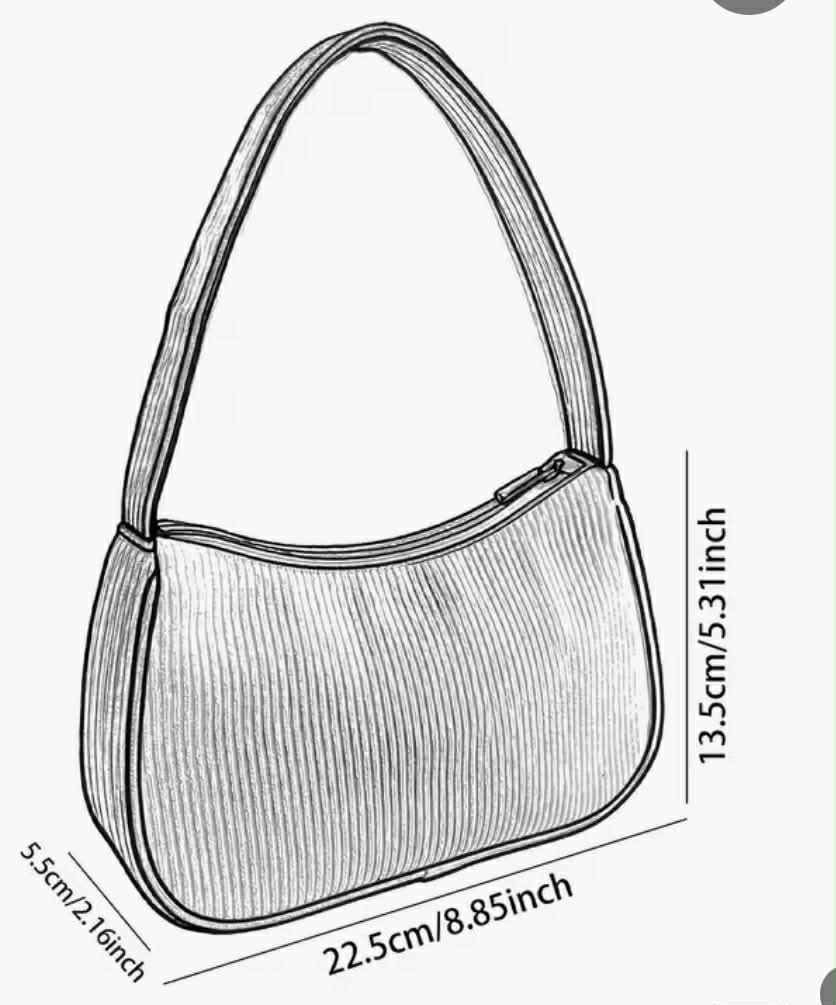 Mini Corduroy Fish Bag