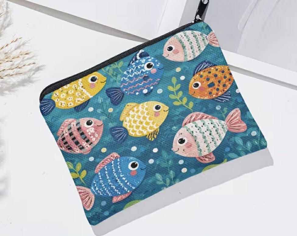Colorful Fish Coin Purses