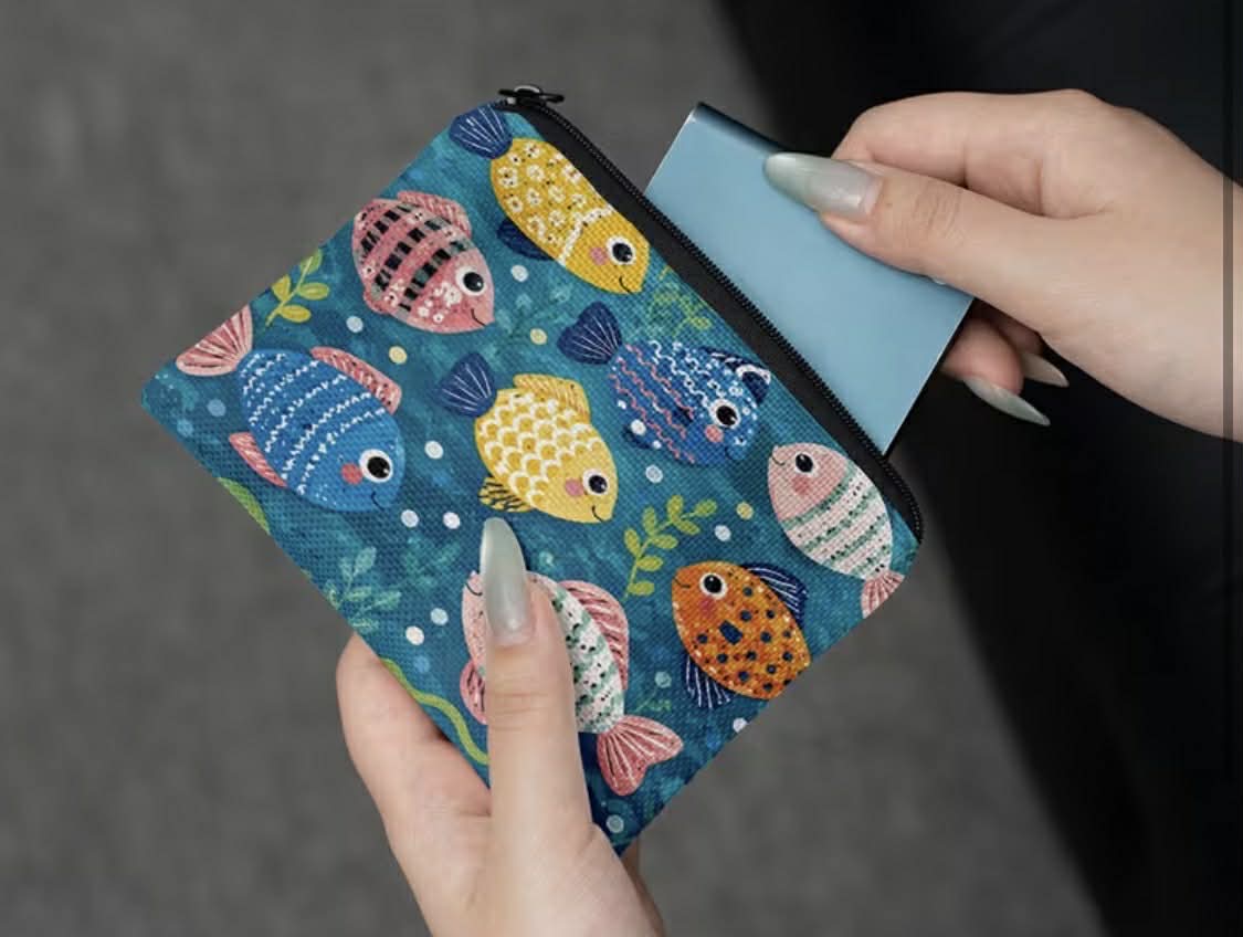 Colorful Fish Coin Purses