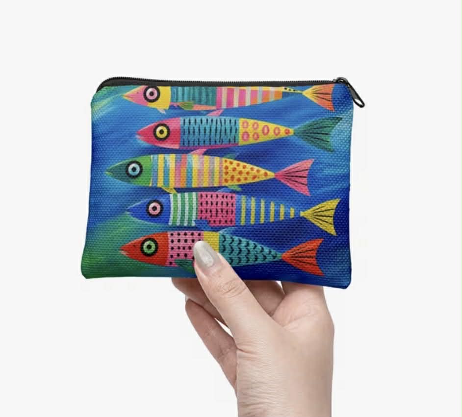 Colorful Fish Coin Purses