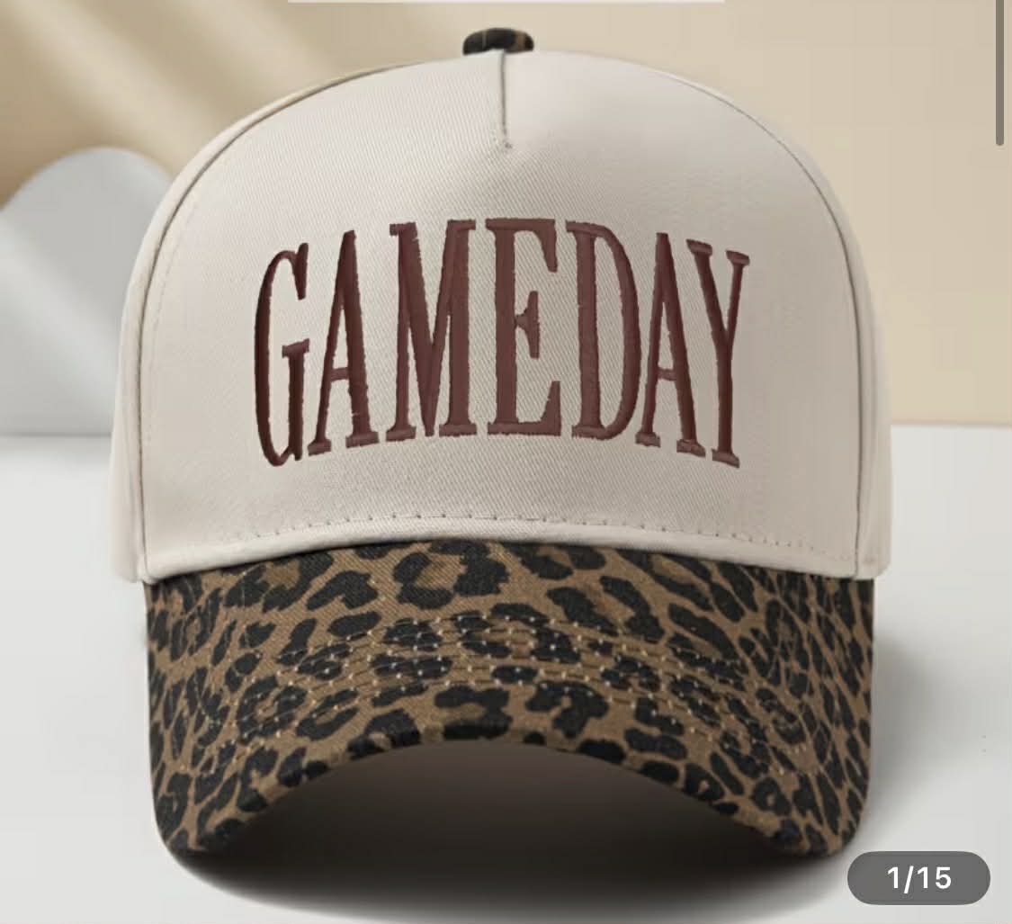 Game Day Embroidered Baseball Cap