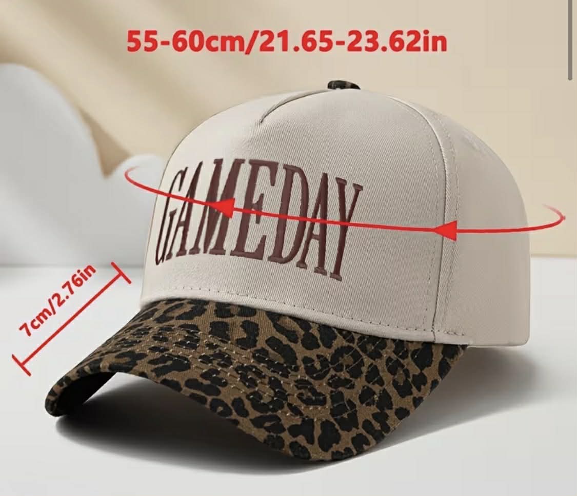 Game Day Embroidered Baseball Cap