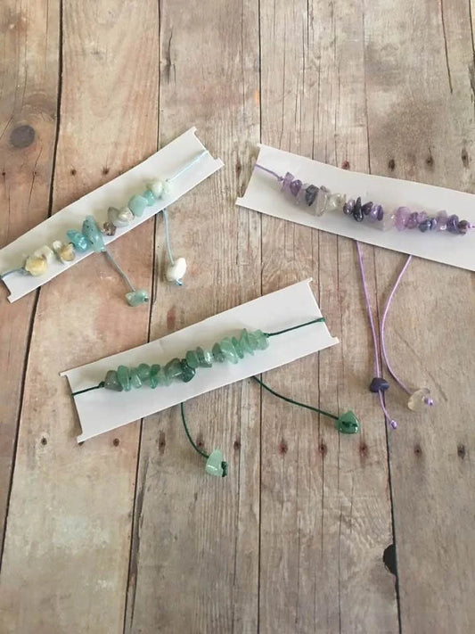 Gemstone Braided Bracelets