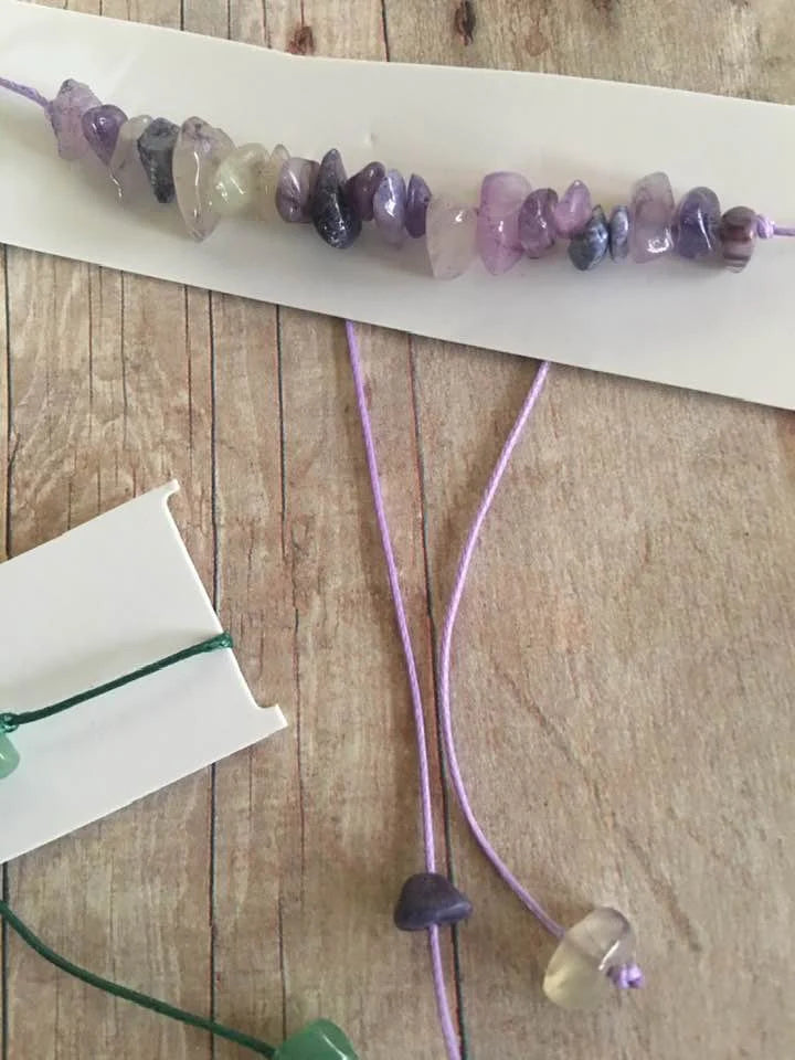 Gemstone Braided Bracelets
