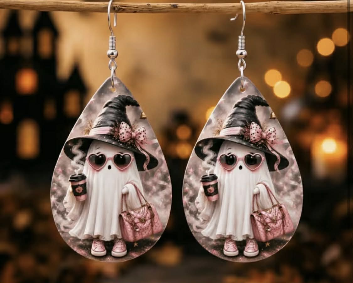 Witch Ghose Teardrop Earrings