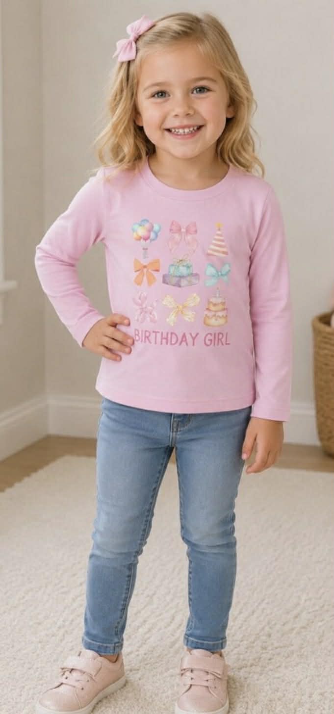 Girls Birthday Girl Shirt
