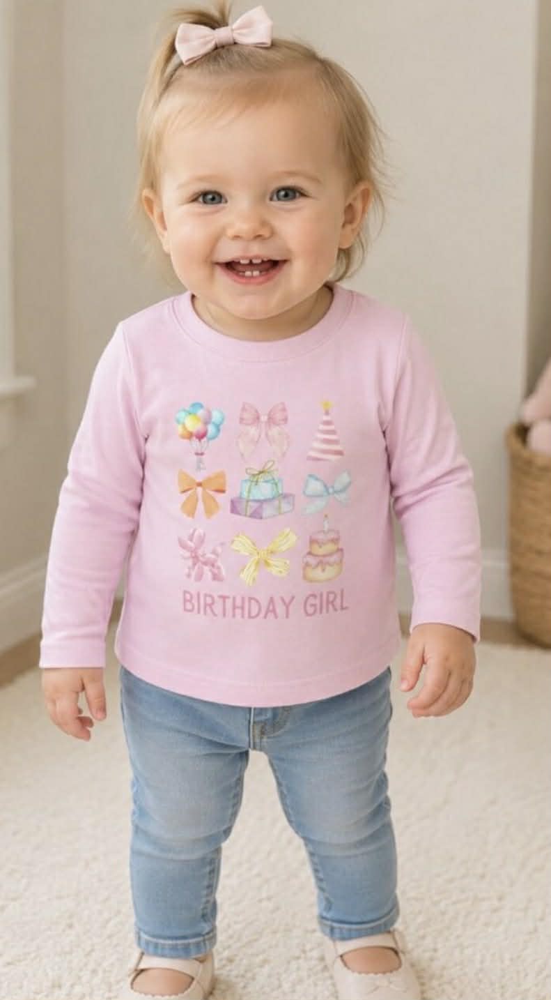 Girls Birthday Girl Shirt