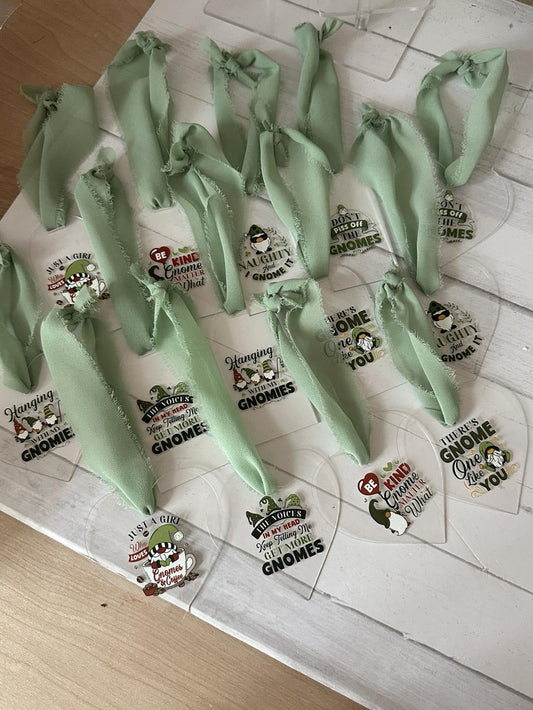 Acrylic Gnome Ornaments