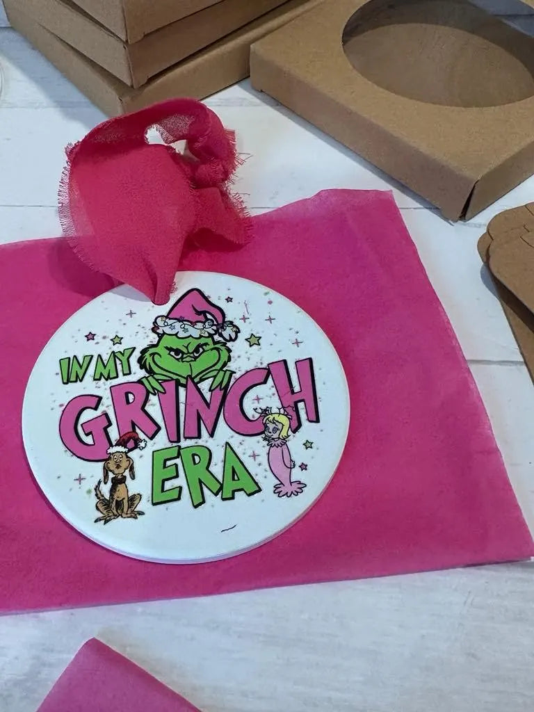 Grinch Ceramic Ornament