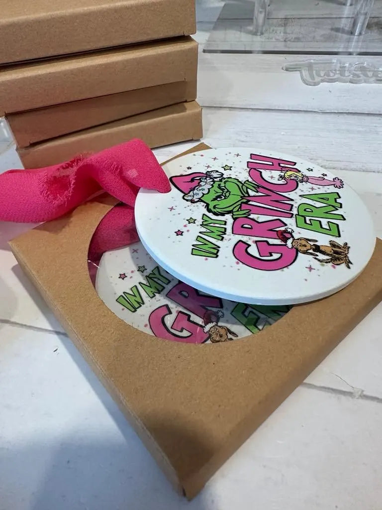 Grinch Ceramic Ornament