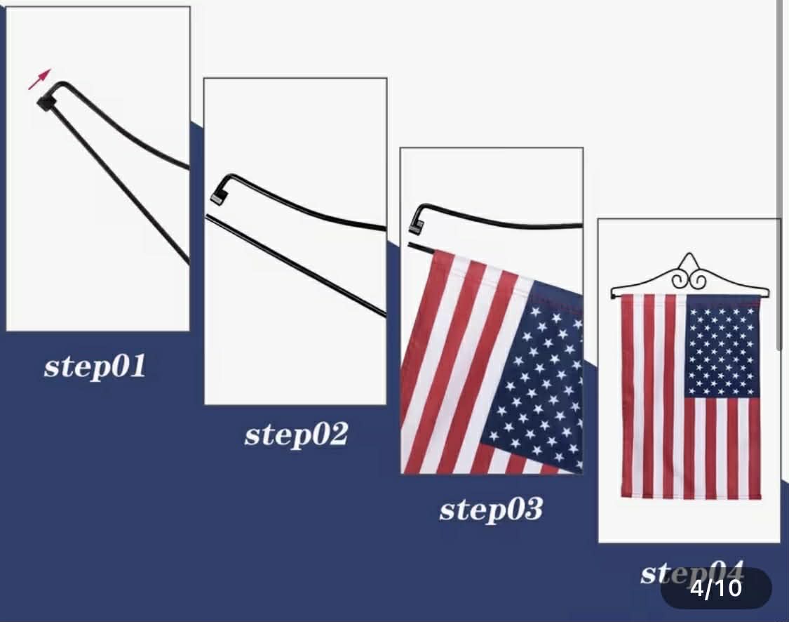 Garden Flag Hanger