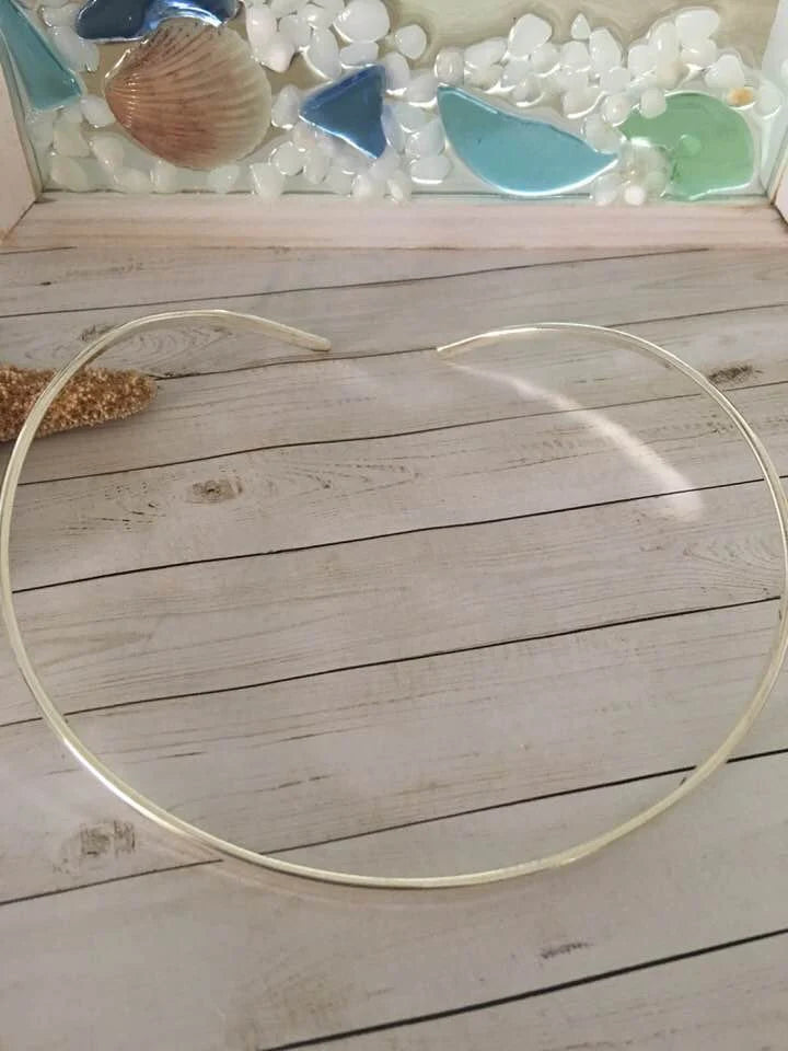 Silver Open Choker