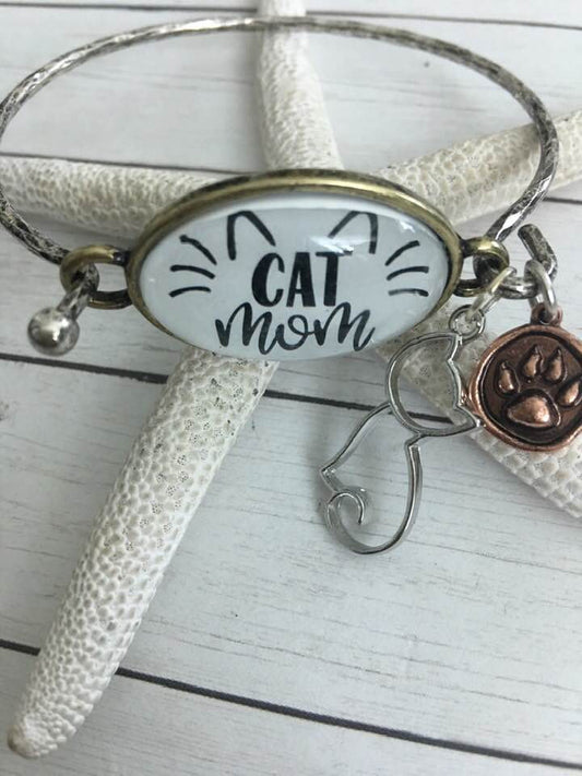 Cat Mom Bangle