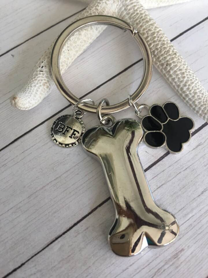 Dog Bone Keychain