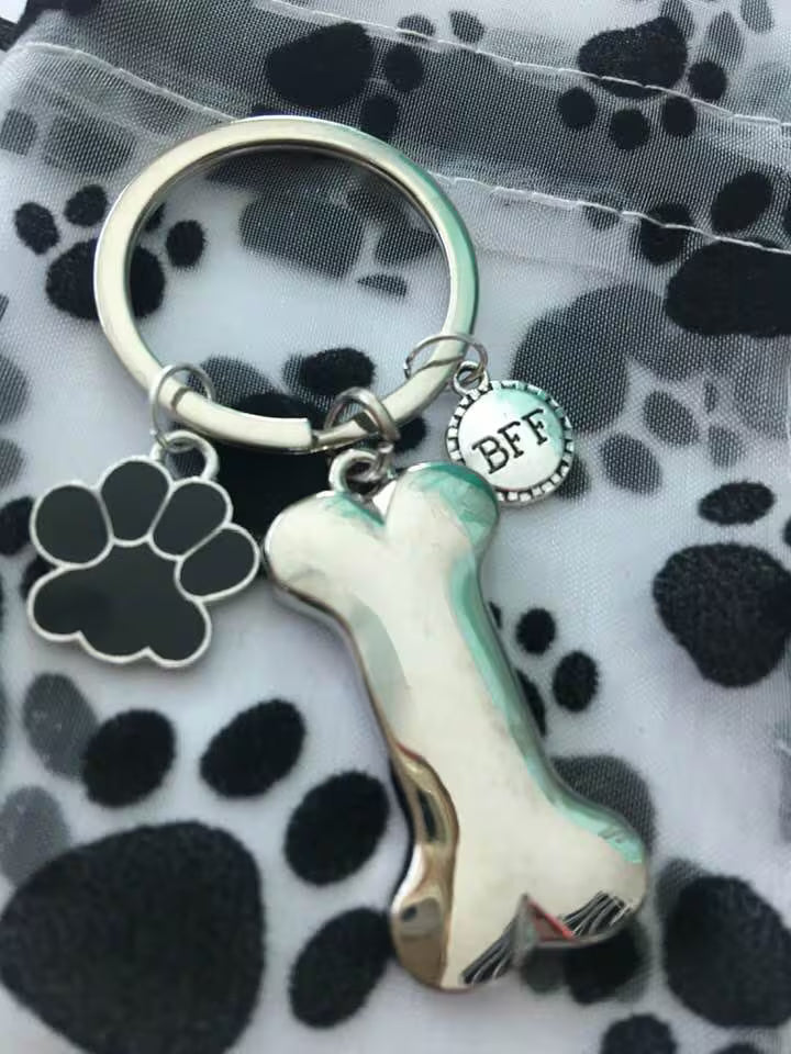 Dog Bone Keychain
