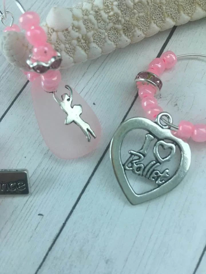 Ballerina Wine Glass Charms