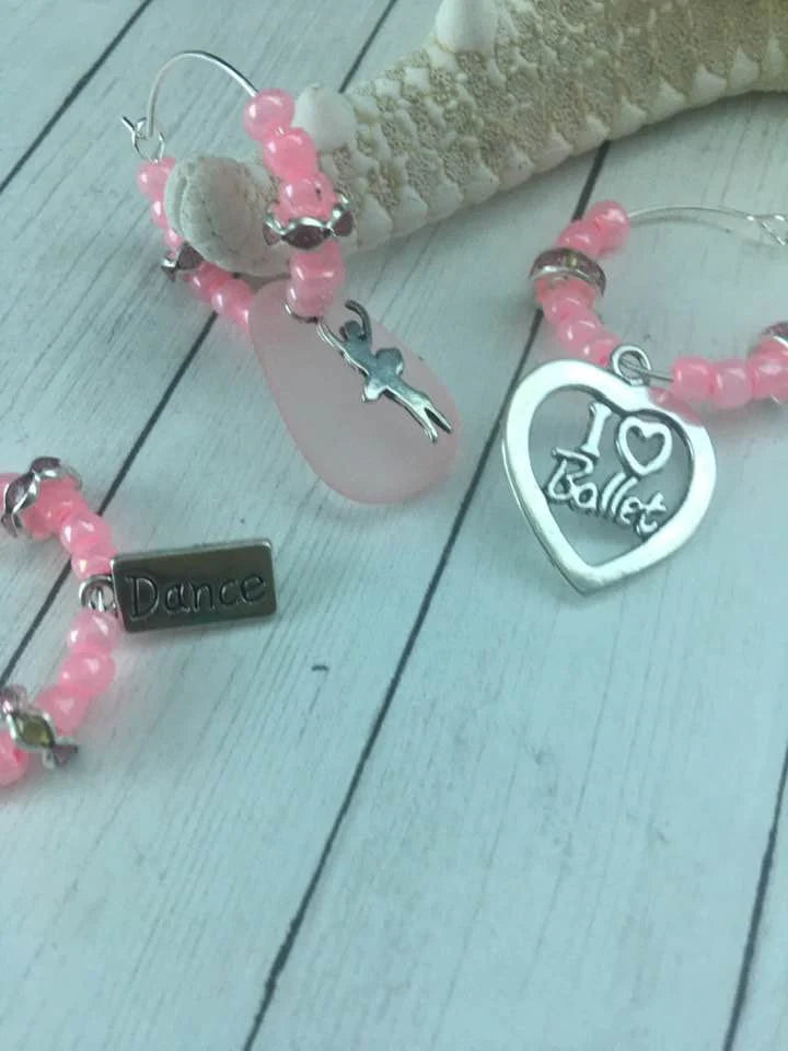 Ballerina Wine Glass Charms