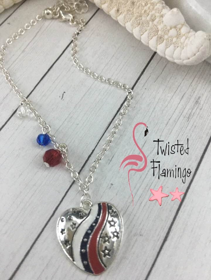 Patriotic Anklet