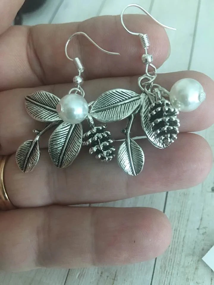 Pinecone Earrings