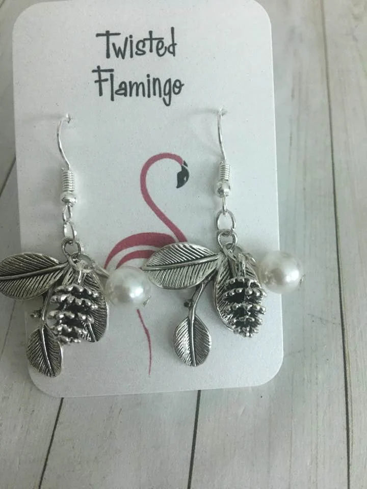 Pinecone Earrings