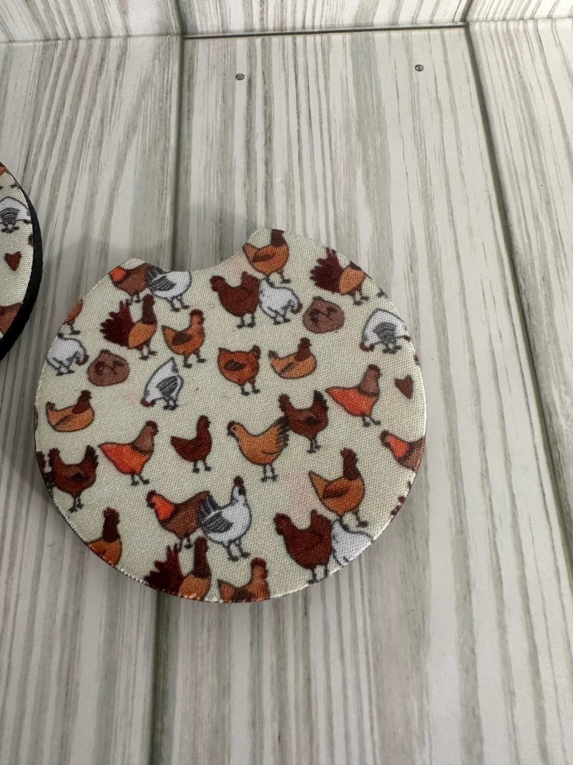 Chicken Car Coasters