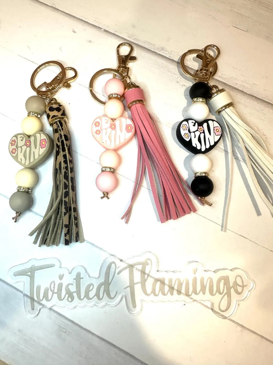Be Kind Keychain Clips