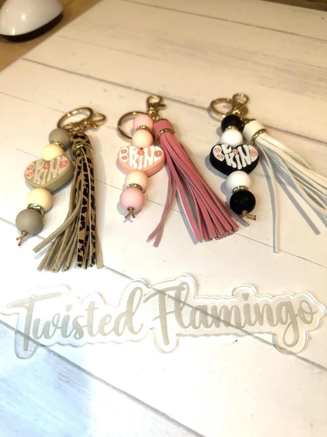 Be Kind Keychain Clips
