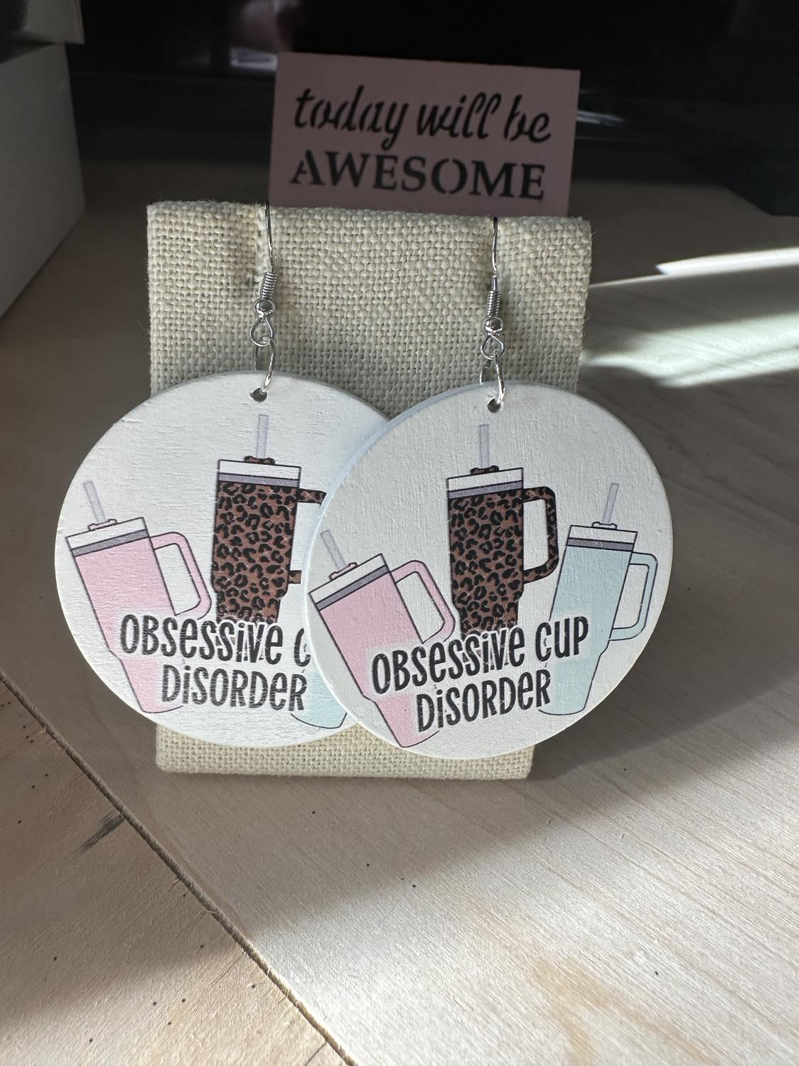 Crazy Cup Lady Earrings