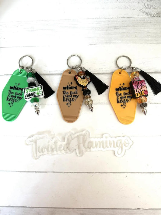 Funny Retro Keychains