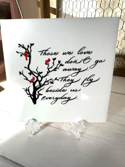 Cardinal Ceramic Tile Art