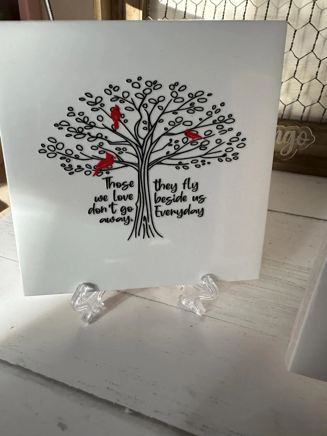 Cardinal Ceramic Tile Art