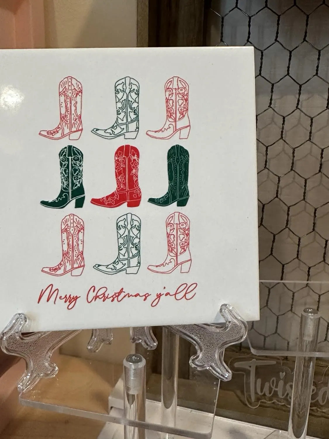 Holiday Ceramic Tile Art