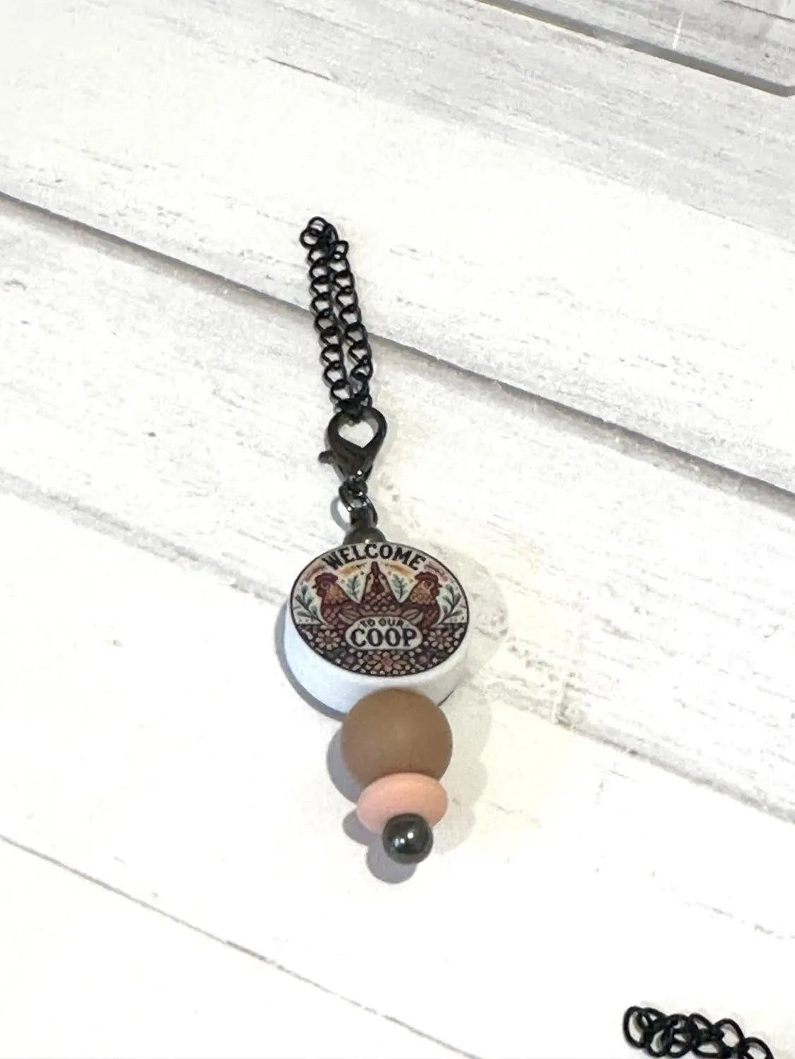 Tumbler Cup Handle Charms~Chicken, Cow, Nurse, Cardinal