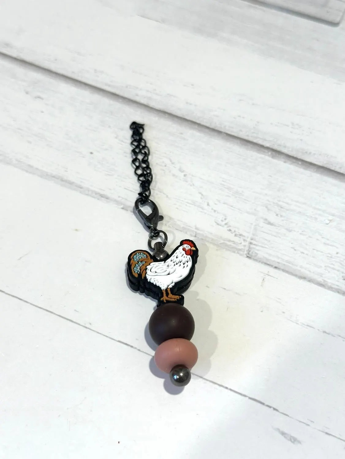 Tumbler Cup Handle Charms~Chicken, Cow, Nurse, Cardinal