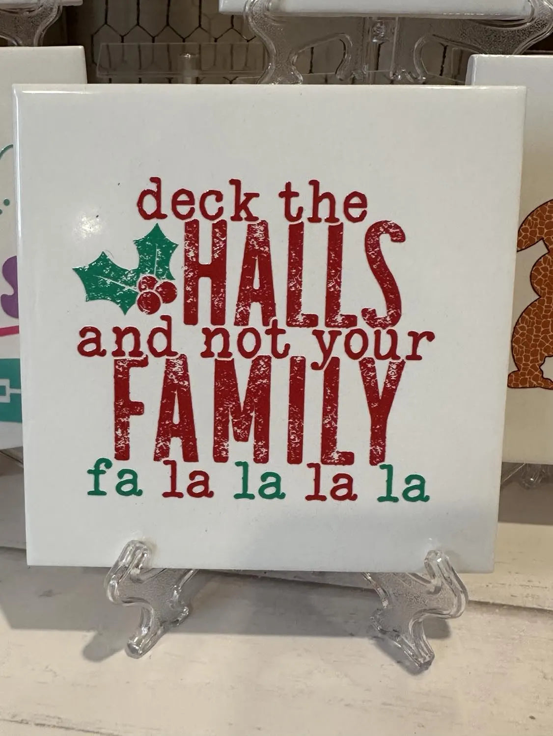 Holiday Ceramic Tile Art