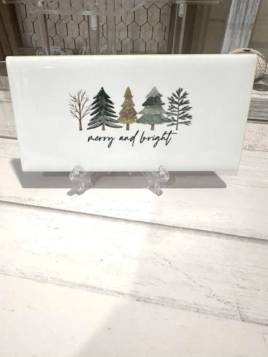 Holiday Ceramic Tile Art