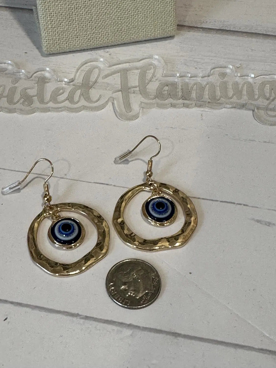 Evil Eye Hoop Earrings