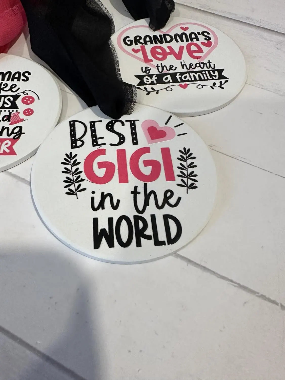 Grandparent Ceramic Ornaments