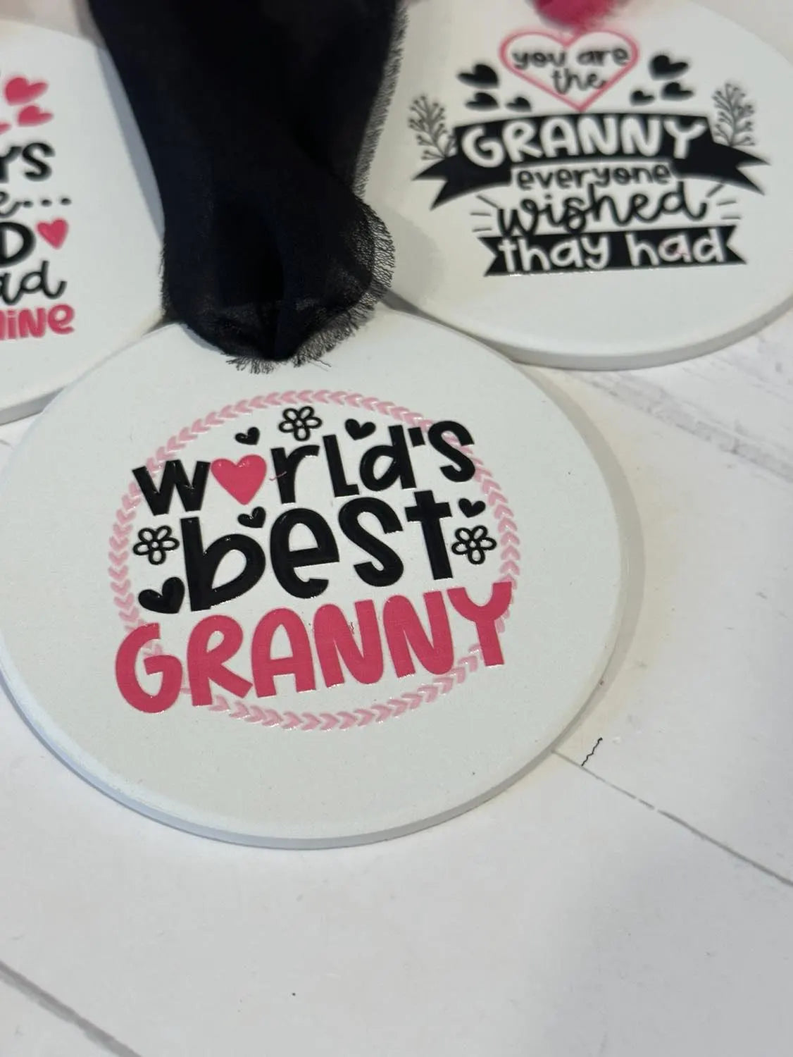 Grandparent Ceramic Ornaments