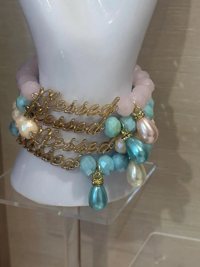 Blessed Charm Beaded Bracelets