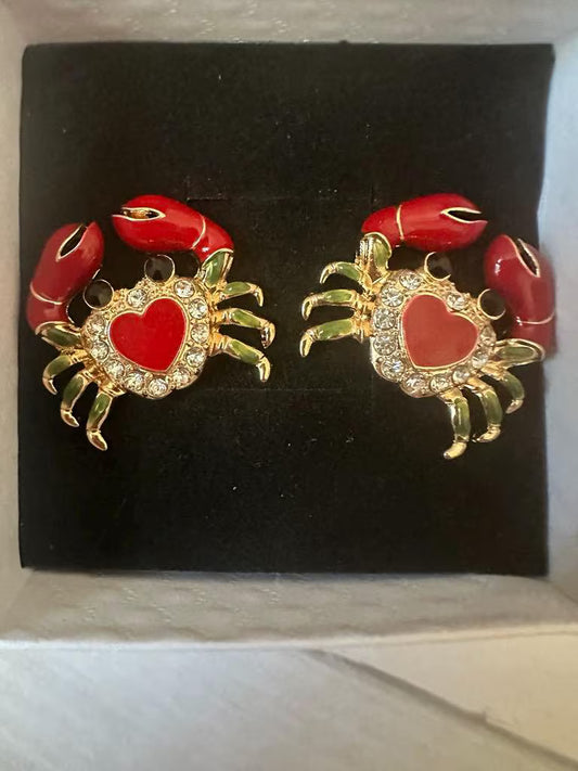 Crab Stud Earrings